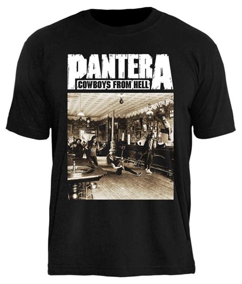 Camiseta Pantera Cowboys From Hell Túnel Do Rock