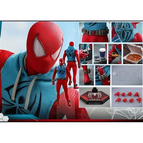 Hot Toys Spider Man Scarlet Spider Suit VGM Video Game Masterpiece Spiderman Shopee
