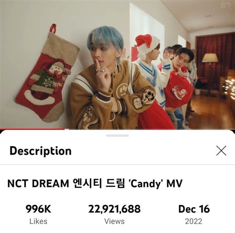 SM NCT on Twitter NCT DREAM 엔시티 드림 Candy MV Views 3 00AM