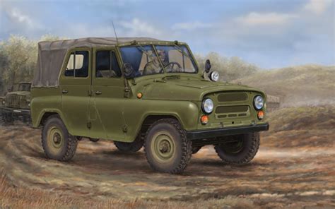 Сборная модель УАЗ-469