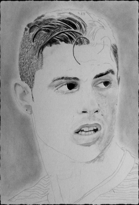 Cr7 Desenho Realista - Desenho Realista Do Melhor Jogador Do Mundo - Cristiano Ronaldo (Video ...