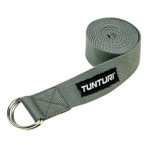 Yoga strap - yoga belt - 200cm - Anthracite - Tunturi New Fitness B.V.