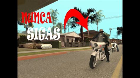 Nunca Sigas A Una Moto Policial En Gta San Andreas O Pasa Esto Youtube