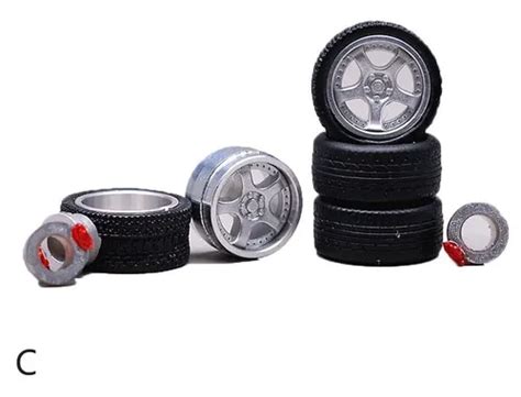 Llantas Goma Estrella Custom Hot Wheels Aro Metal Freno Meses