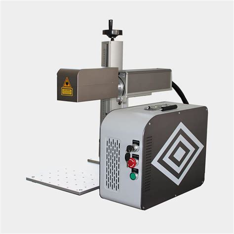 W Handy Fiber Laser Marking Equipments For Abs Pp Pc Dynamic Focusing