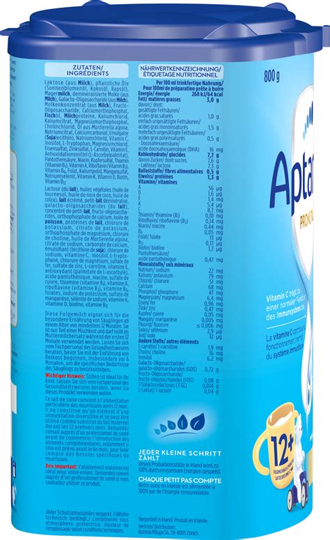 Aptamil Pronutra Junior 12 Lait De Suite Aptaclub