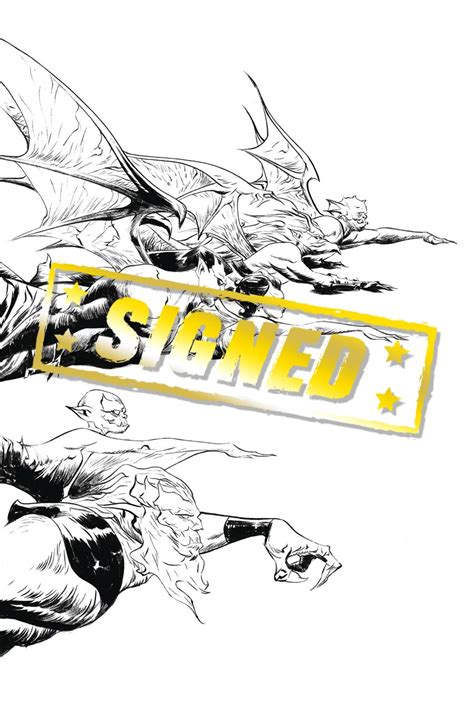 Gargoyles Quest Cover P Dynamite Exclusive Jae Lee Line Art