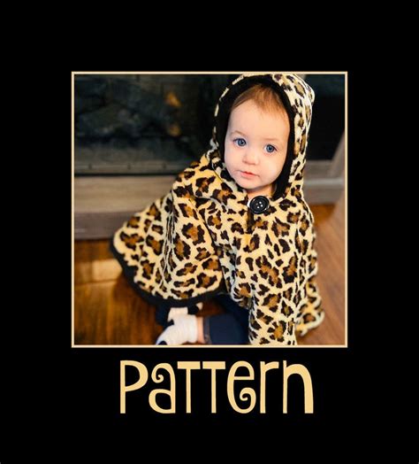 Pdf Pattern Video Tutorial Carseat Poncho Instant Download Etsy