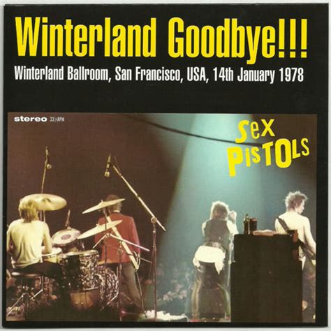 God Save The Sex Pistols Winterland Goodbye 7 EP
