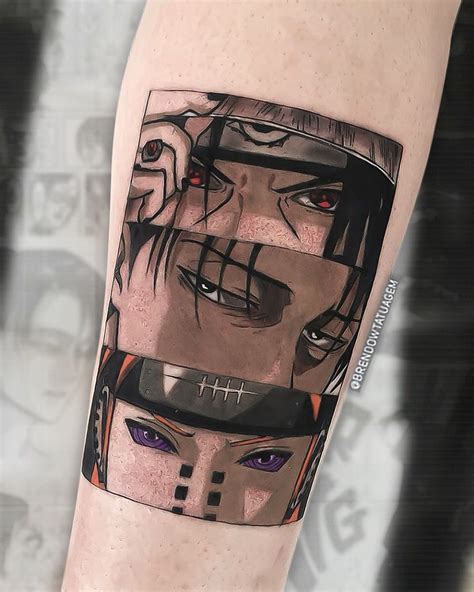 Itachi Levi Pain Manga Tattoo Anime Tattoos Naruto Tattoo