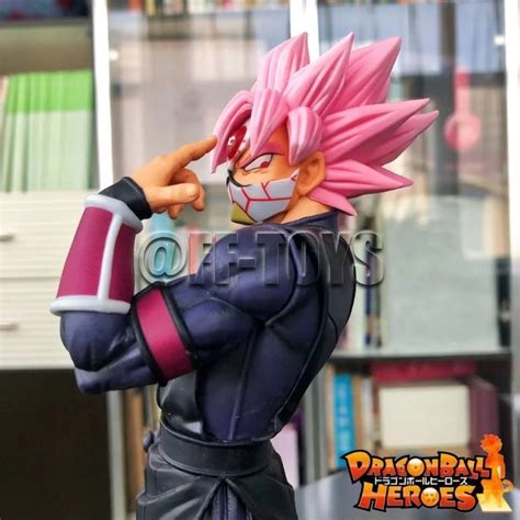 Super Dragon Ball Heroes Figura Zamasu Preto Goku 25cm PVC Figuras De A