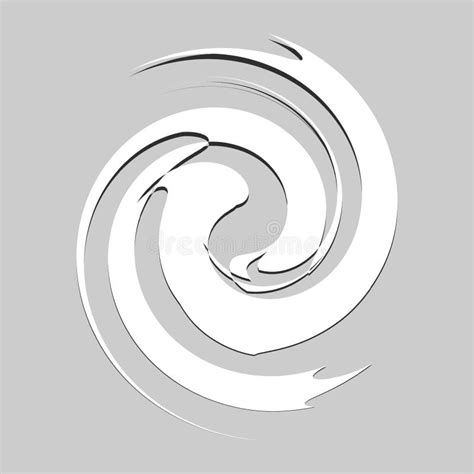 Curl Spiral Swirl Volute Helix Circular Twirl Stock Vector