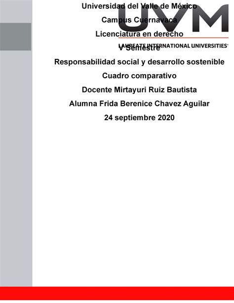 A2 FBCA Actividad 2 Materia Responsabilidad Social Blackboard Uvm