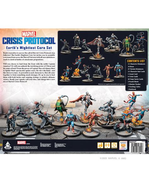 Marvel Crisis Protocol Earth S Mightiest Core Set Bordspel