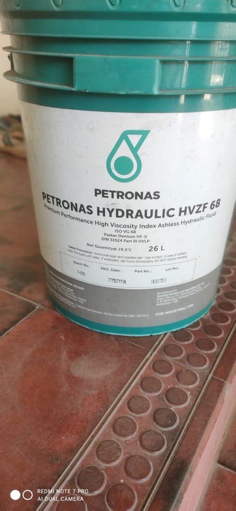 Petronas Hydraulic Hvzf For Industrial Packaging Size