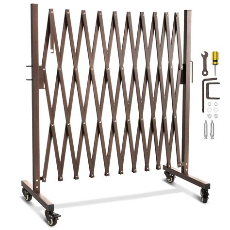 Snapklik.com : Metal Expandable Barricade Gate, 11 Feet Folding Safety ...