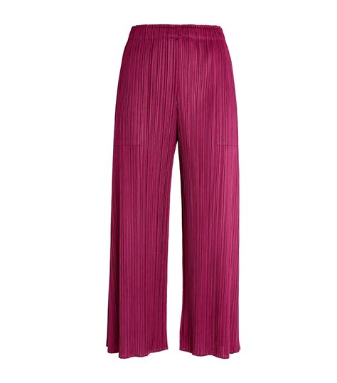 Pleats Please Issey Miyake Purple Pleated Monthly Colors August