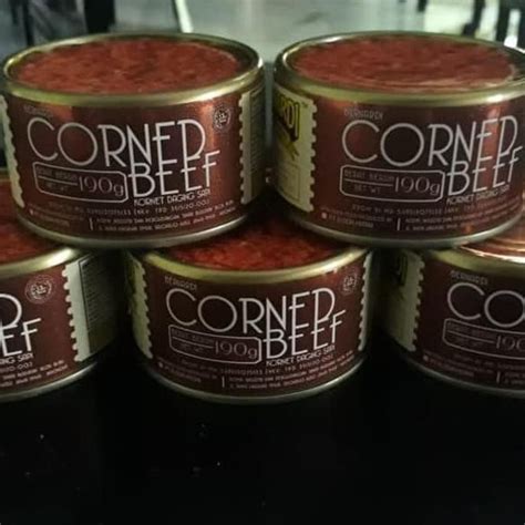 Jual Produk Terbaik Bernardi Corned Beef 190 Gram Kornet Sapi Kaleng