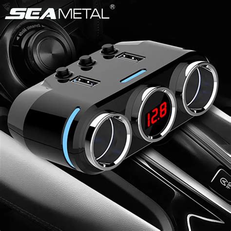12 V-24 V адаптер для автомобильного прикуривателя зарядных порта USB ...