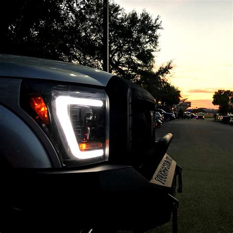 2011 2016 F250 F350 Recon Projector Headlights Smoked 264272BKC