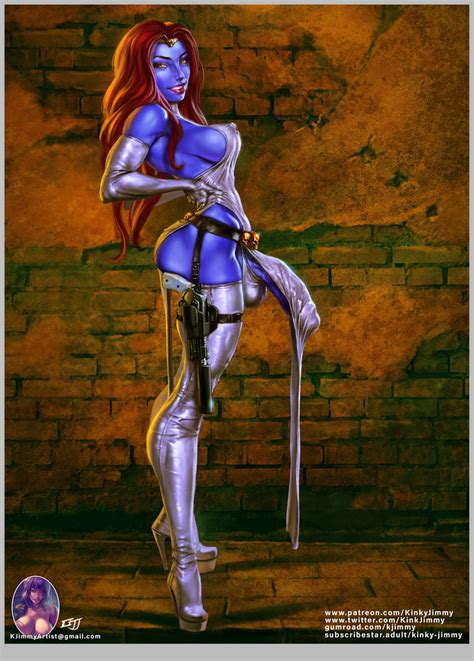 Mystique Futa Pinup By Kinkyjimmy Hentai Foundry