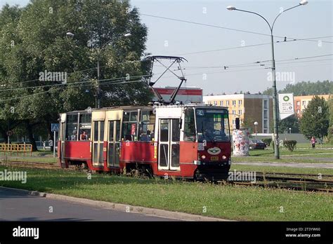 Silesian Interurban Tram System Poland Tramwaje Konurbacji Stock