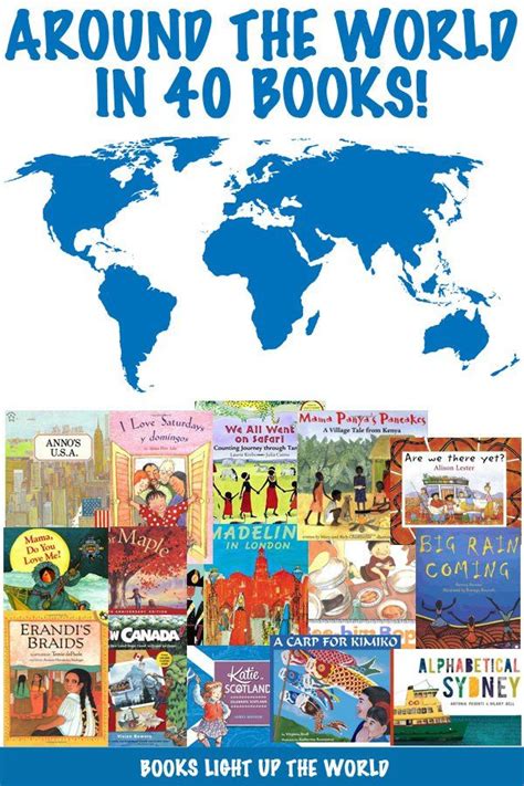 40 picture books representing different countries of the world ...