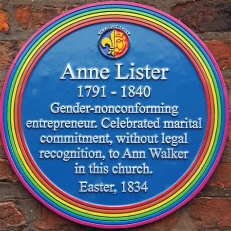 Plaque In York Honours First Modern Lesbian Anne Lister BBC News