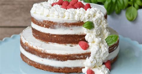 Naked Cake Aux Framboises Et Lait De Coco Recette Par Laet S Bake It
