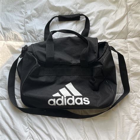 Black adidas gym bag - Depop