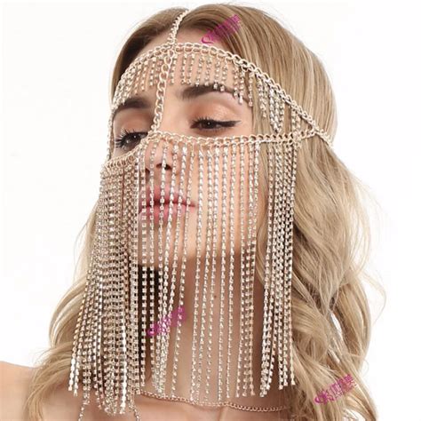 Aliexpress Buy YOLOMI Face Veil Belly Dancing Face Mask Body