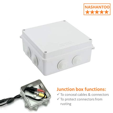 Cctv Camera Dc Junction Box Weatherproof Ip Rated Adaptable Outdoor