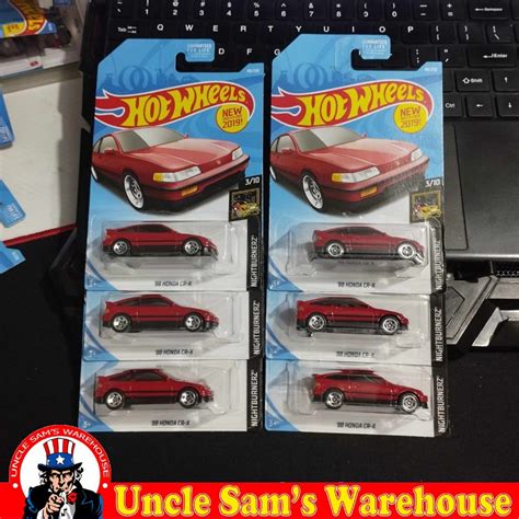Hot Wheels Honda Cr X Red Nightburnerz Shopee Philippines
