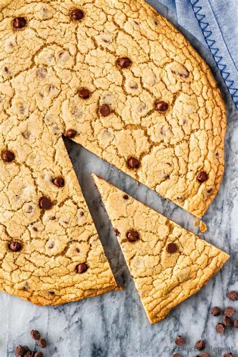 Giant Chocolate Chip Cookie Bake Eat Repeat Recipe Giant Chocolate Chip Cookie