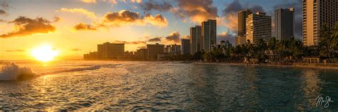 Waikiki Sunset | Waikiki, Honolulu, Oahu, Hawaii | Mickey Shannon ...