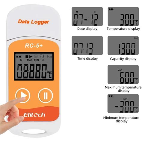 Mini Usb Temperature Data Logger Rc Hc Gsp Digital Point