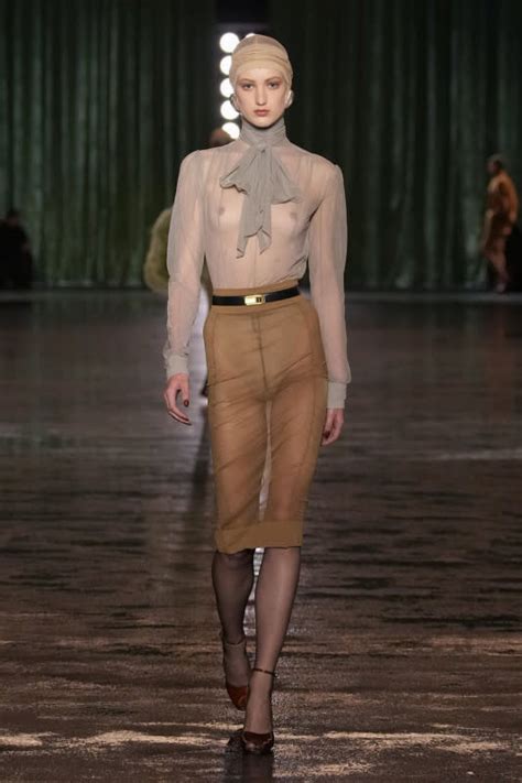 Saint Laurent Leans Fully Into Naked Dressing For Fall