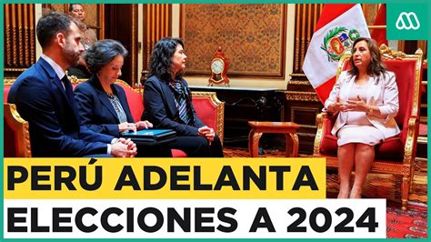 Perú Adelanta Elecciones A 2024 Para Frenar Grave Crisis Política Y