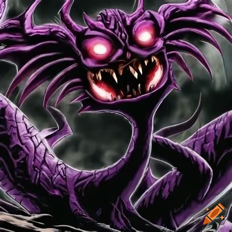 Scary Shadow Monster In Yu Gi Oh Art On Craiyon