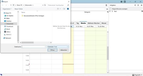 ICS-Datei öffnen: Kalenderdaten empfangen, importieren & versenden