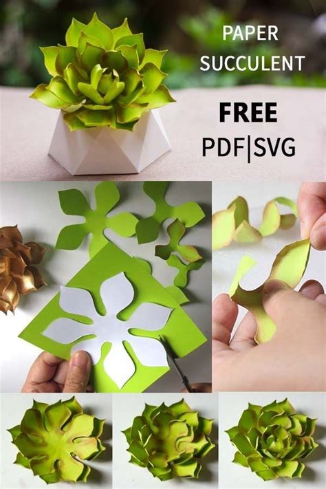 Origami Succulent Tutorial - Origami