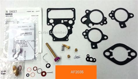 Af Classic Carburetor Kit Stromberg Bxvd