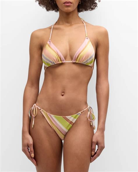 Zimmermann Halliday Triangle Two Piece Bikini Set Neiman Marcus