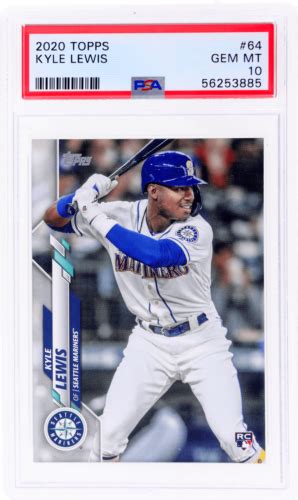 Topps Kyle Lewis Psa Ebay