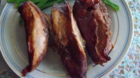 Грудинка куриная .Горячего копчения. - YouTube