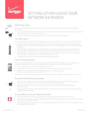 Go To Vzw Com 3gnetworkextendersetup - Fill Online, Printable, Fillable