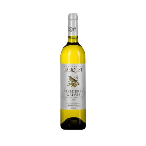 Domaine Du Tariquet Vin Blanc Doux 2022 Premières Grives Sud Ouest