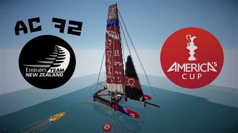Minecraft Catamaran De Course Ac72 Americas Cup Youtube