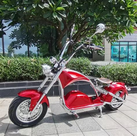 Patinete Eléctrico Cromado Citycoco 2000W para Adultos Moto Aficion