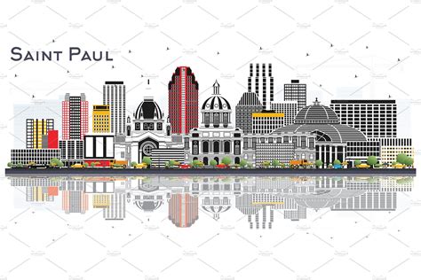 Saint Paul City Skyline
